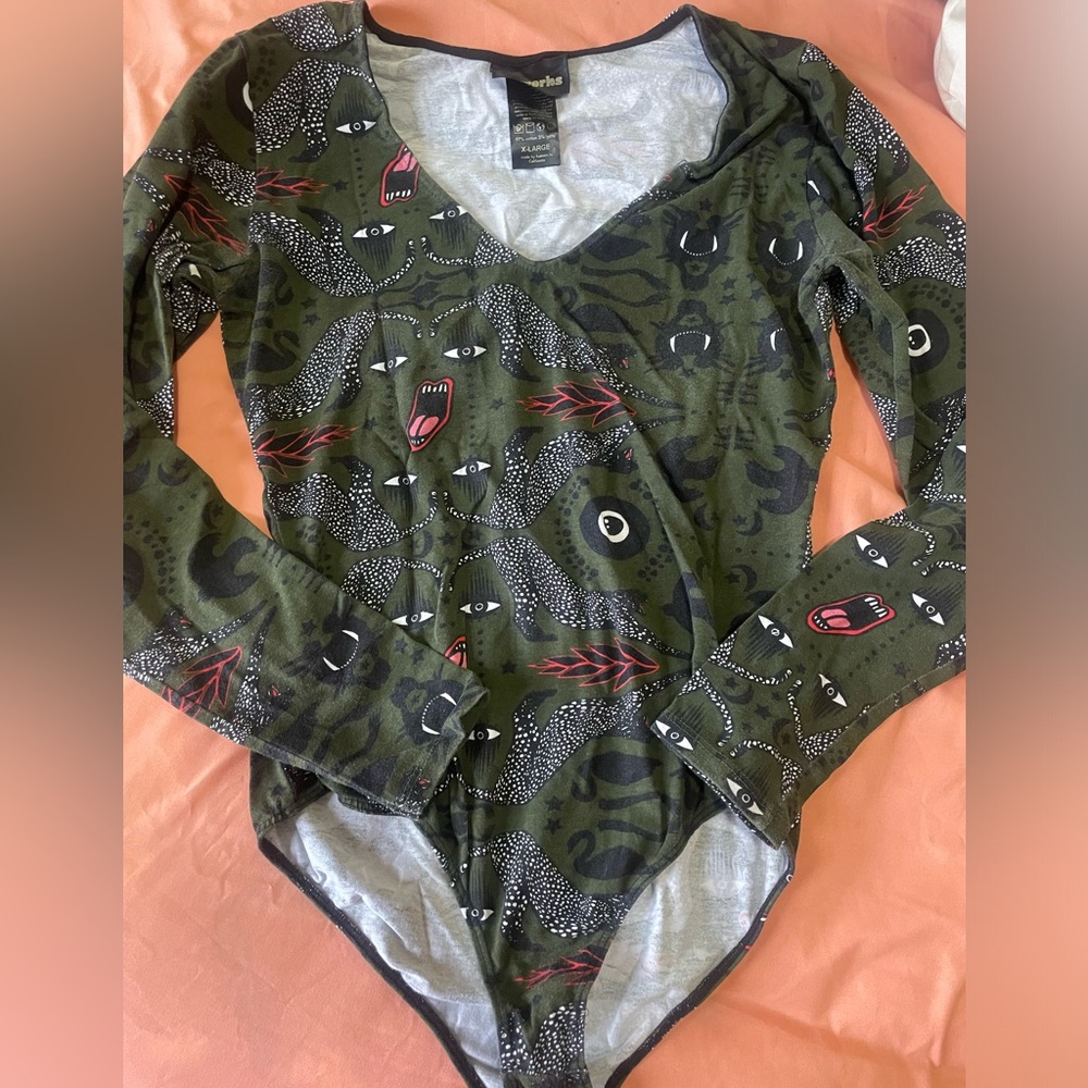Nooworks black swan Long Sleeve Bodysuit
